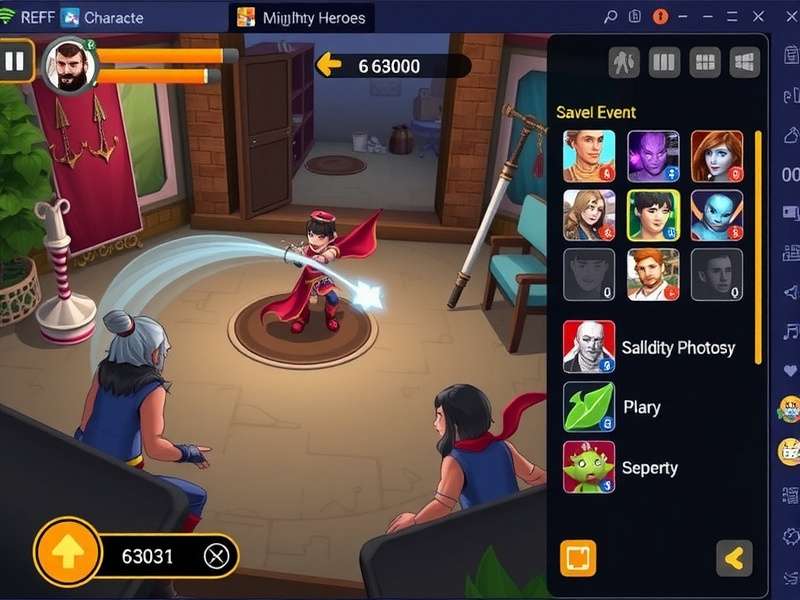 Tumkur Mighty Heroes character customization screen