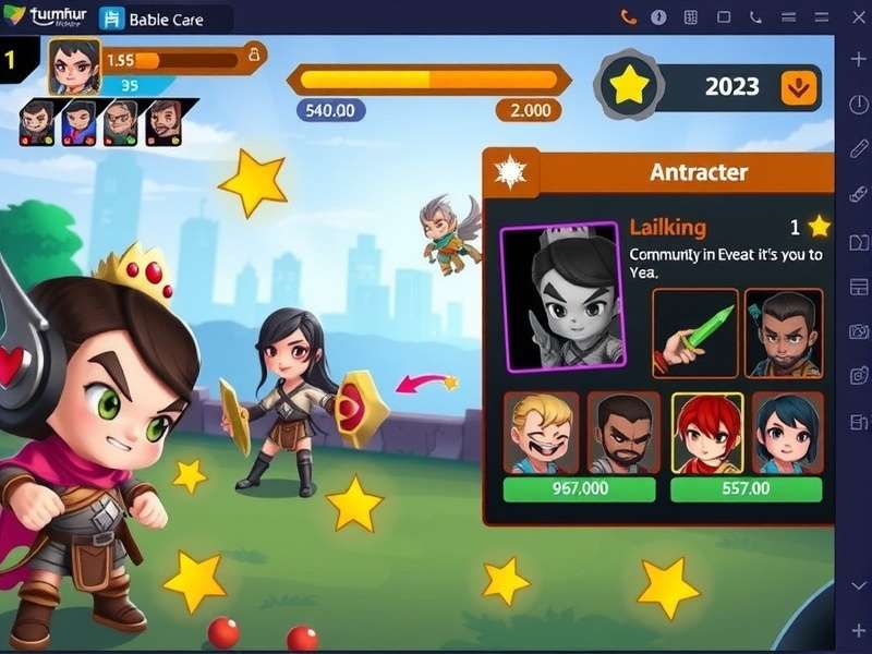 Tumkur Mighty Heroes gameplay screenshot showing character battles